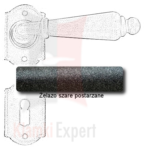 Żelazo szare postarzane