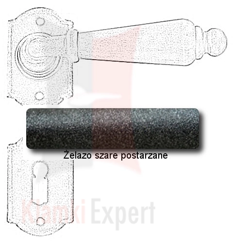 Żelazo szare postarzane