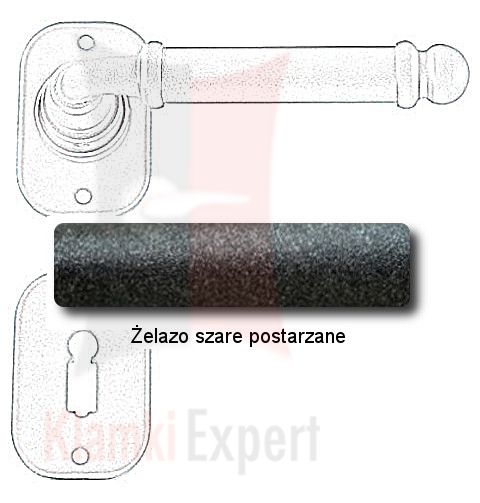 Żelazo szare postarzane