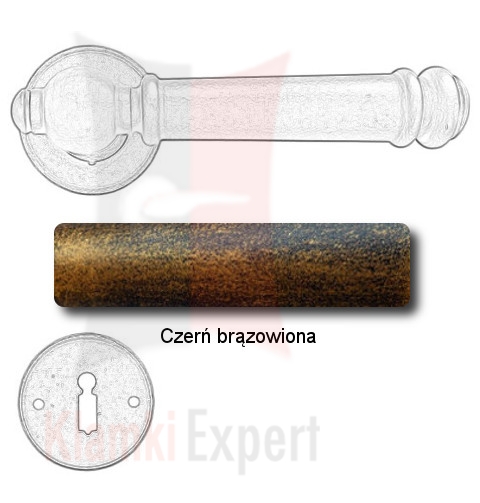 Czerń brązowiona
