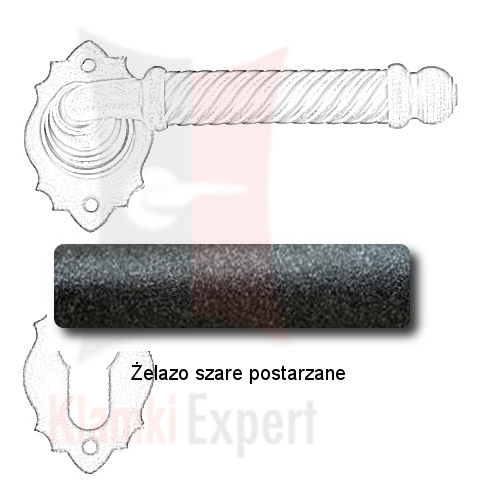 Żelazo szare postarzane