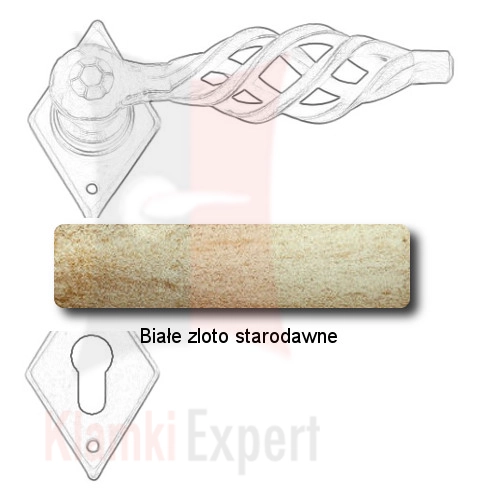 Białe złoto starodawne