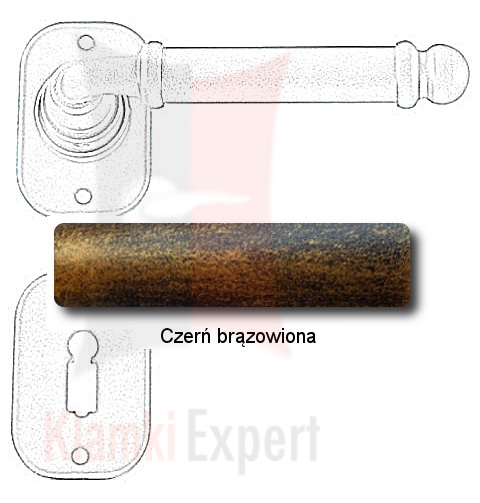 Czerń brązowiona