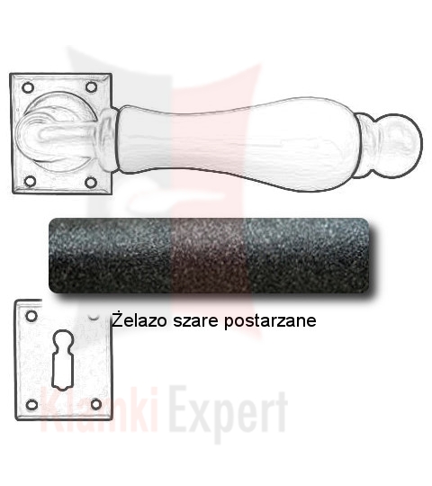 Żelazo szare postarzane