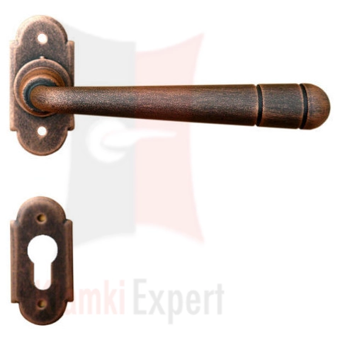 Klamka Berna 2094 w kolorze czerń miedziana