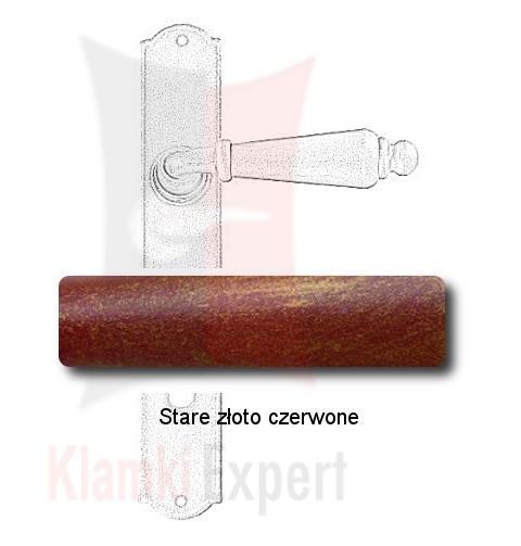 Stare złoto czerwone