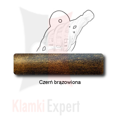 Czerń brązowiona