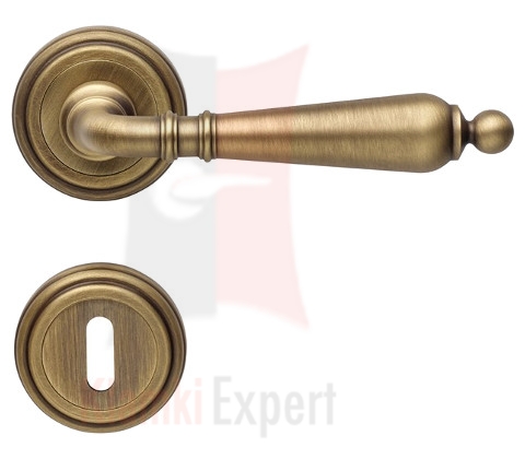 Klamka Florenzia 011 z rozetą na klucz