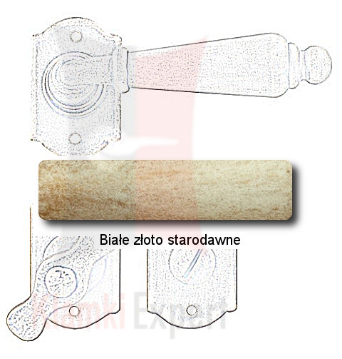 Białe złoto starodawne