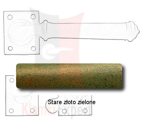 Stare złoto zielone