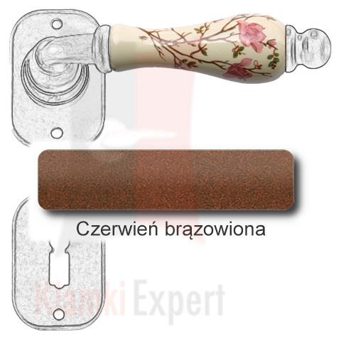 Czerwień brązowiona