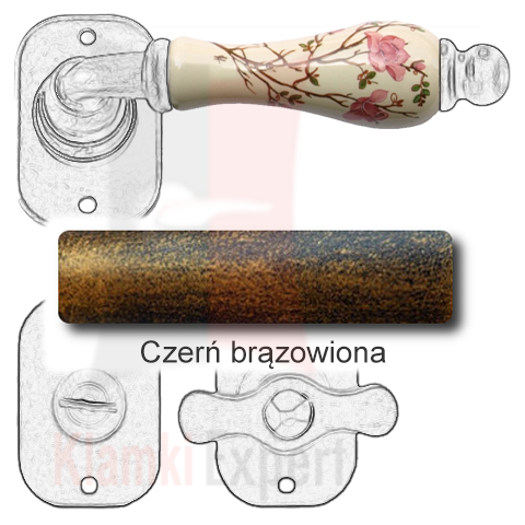 Czerń brązowiona