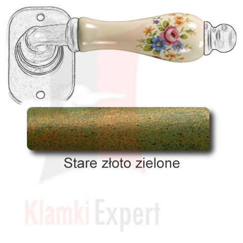 Stare złoto zielone