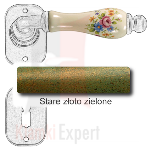 Stare złoto zielone