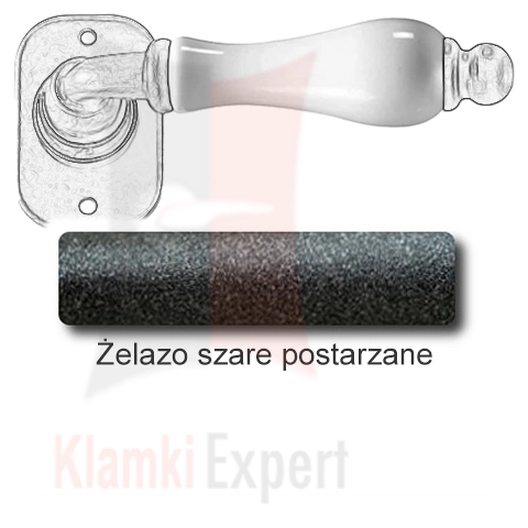 Żelazo szare postarzane