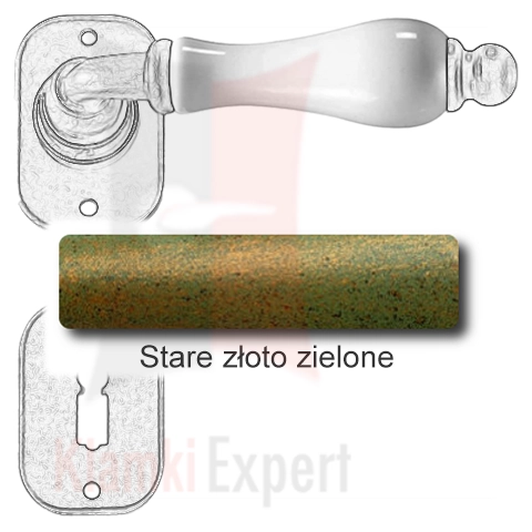Stare złoto zielone