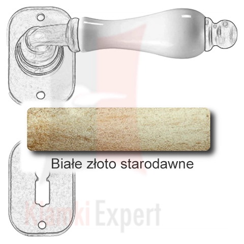 Białe złoto starodawne