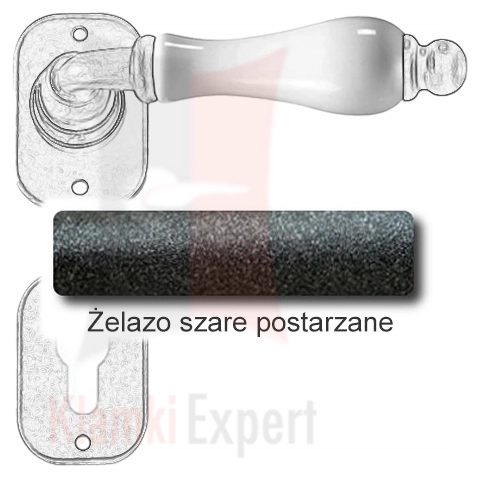 Żelazo szare postarzane