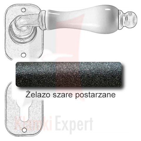 Żelazo szare postarzane