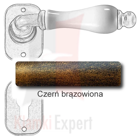 Czerń brązowiona