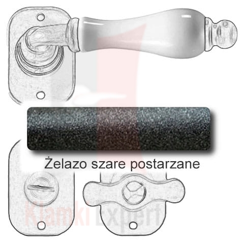 Żelazo szare postarzane