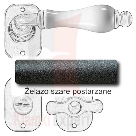 Żelazo szare postarzane