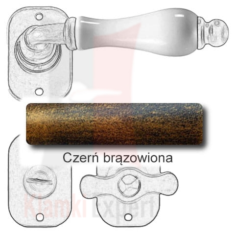Czerń brązowiona