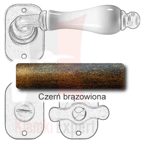 Czerń brązowiona