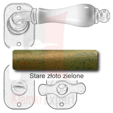 Stare złoto zielone