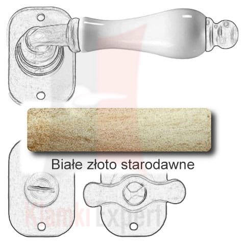 Białe złoto starodawne