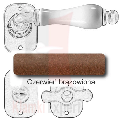 Czerwień brązowiona