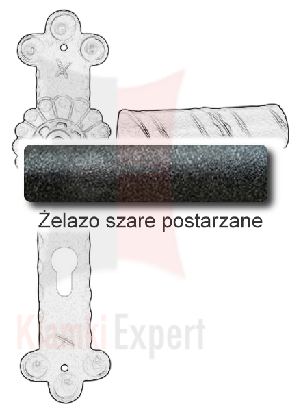 Żelazo szare postarzane