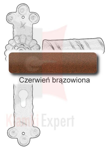 Czerwień brązowiona