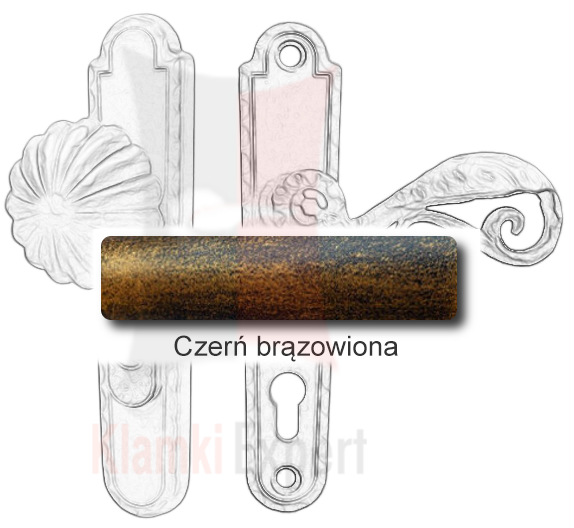 Czerń brązowiona
