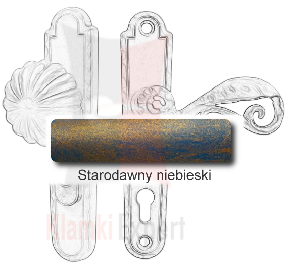 Starodawny niebieski