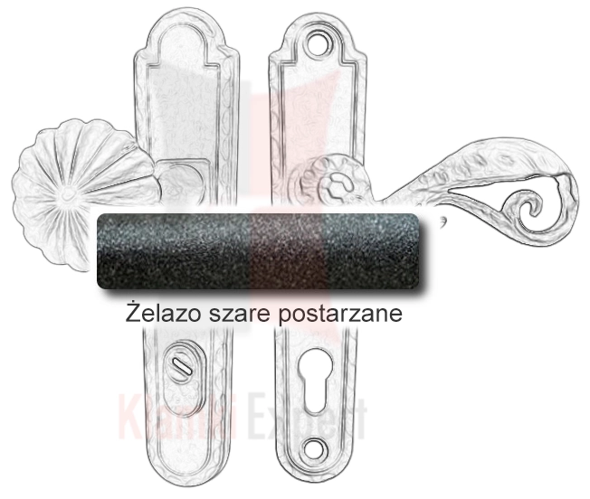 Żelazo szare postarzane