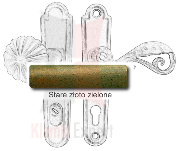 Stare złoto zielone