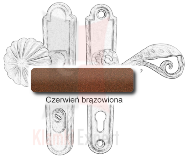 Czerwień brązowiona