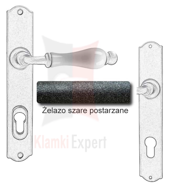 Żelazo szare postarzane