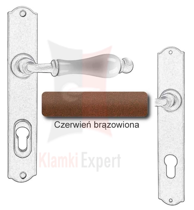 Czerwień brązowiona