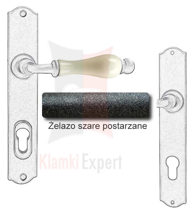 Żelazo szare postarzane