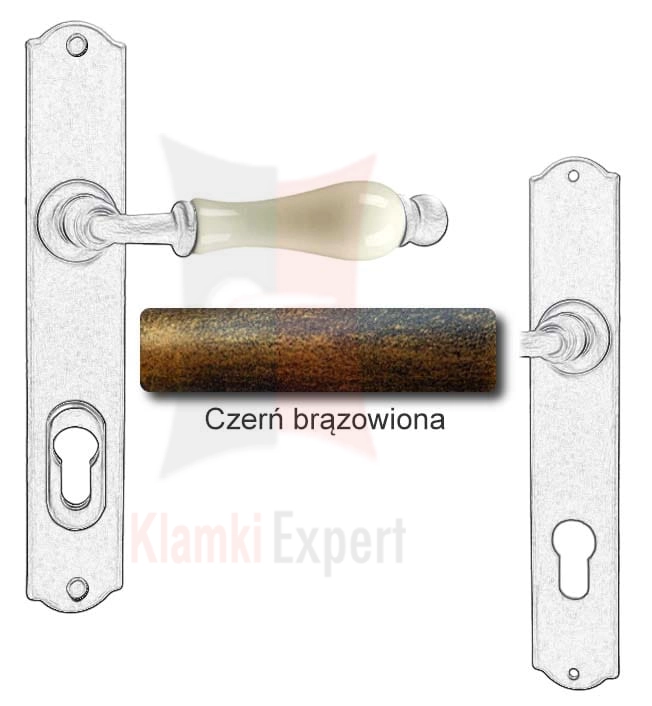 Czerń brązowiona