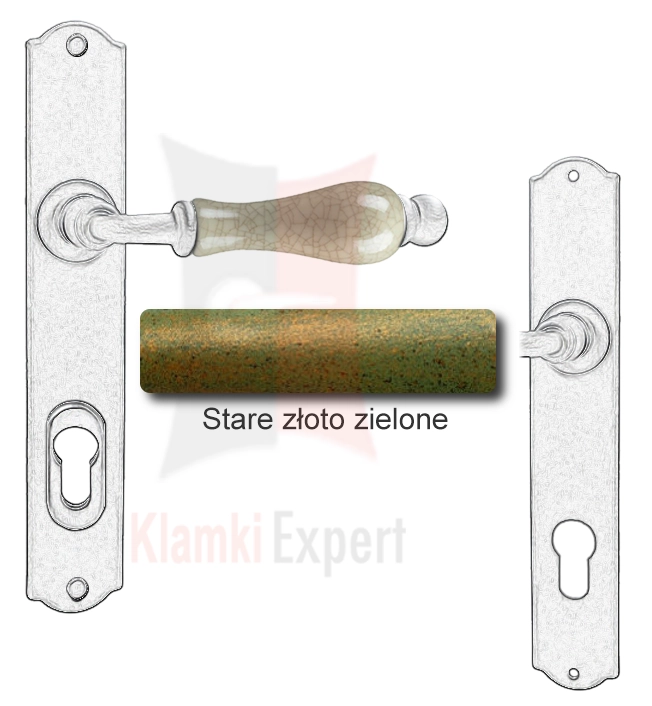 Stare złoto zielone