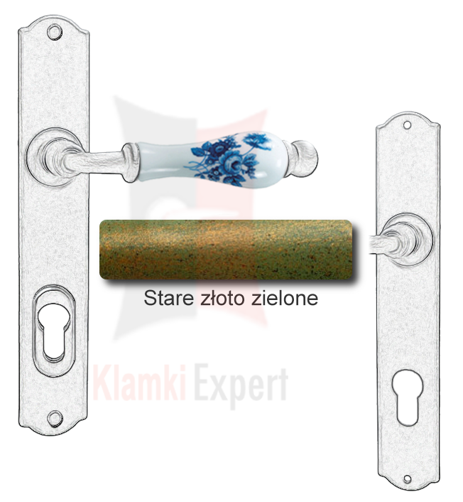 Stare złoto zielone