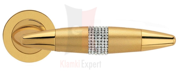 Klamka HAVANA MESH 102 OZ/OM pozłacany błyszczący + matowy