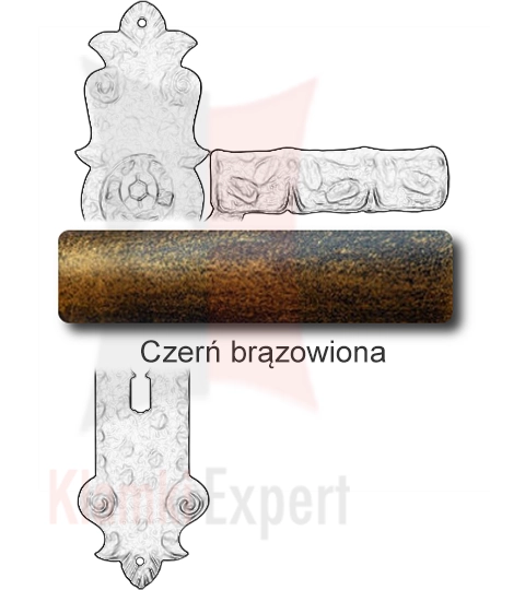 Czerń brązowiona