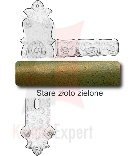 Stare złoto zielone