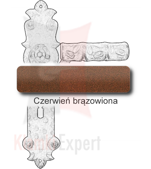 Czerwień brązowiona
