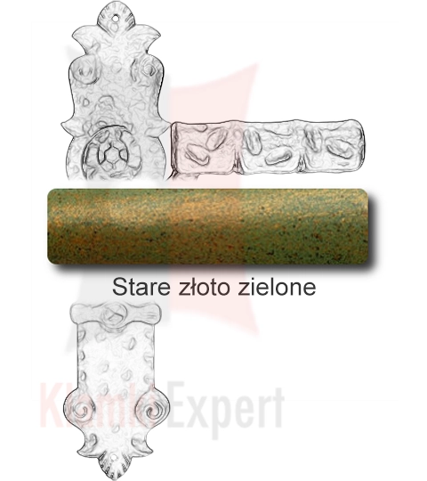 Stare złoto zielone
