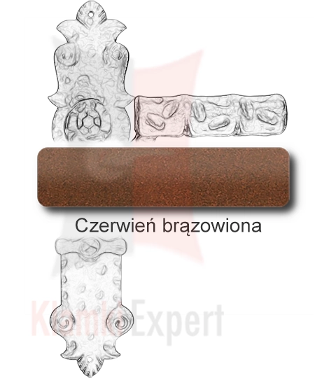 Czerwień brązowiona
